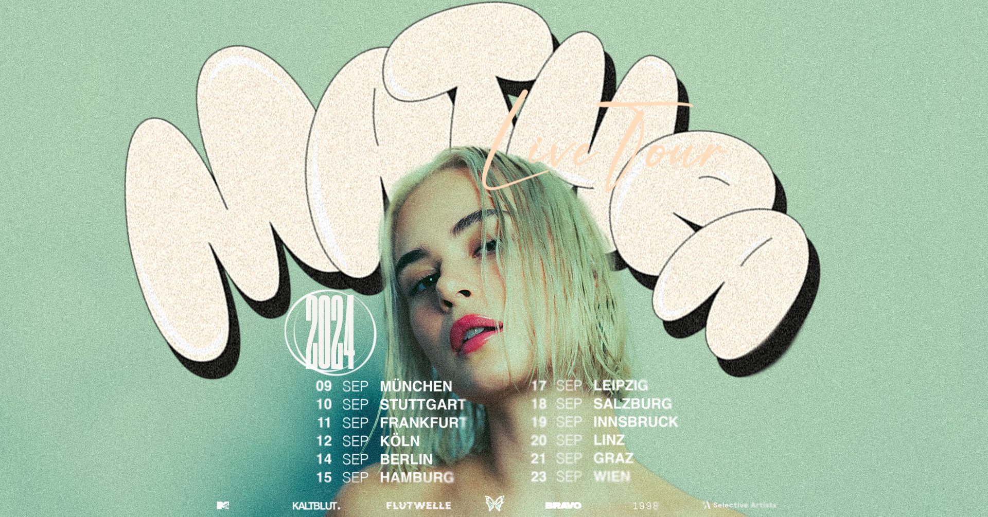 Mathea am 19. September 2024 @ Music Hall Innsbruck. Mathea am 19. September 2024 @ Music Hall Innsbruck.