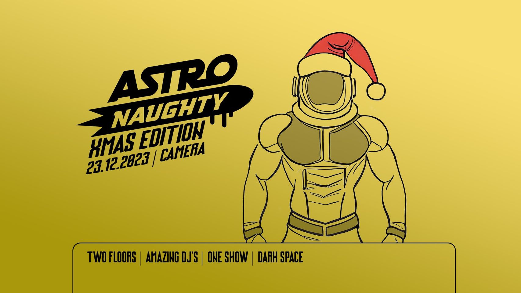 Astronaughty LIII am 23. December 2023 @ Camera Club. Astronaughty LIII am 23. December 2023 @ Camera Club.