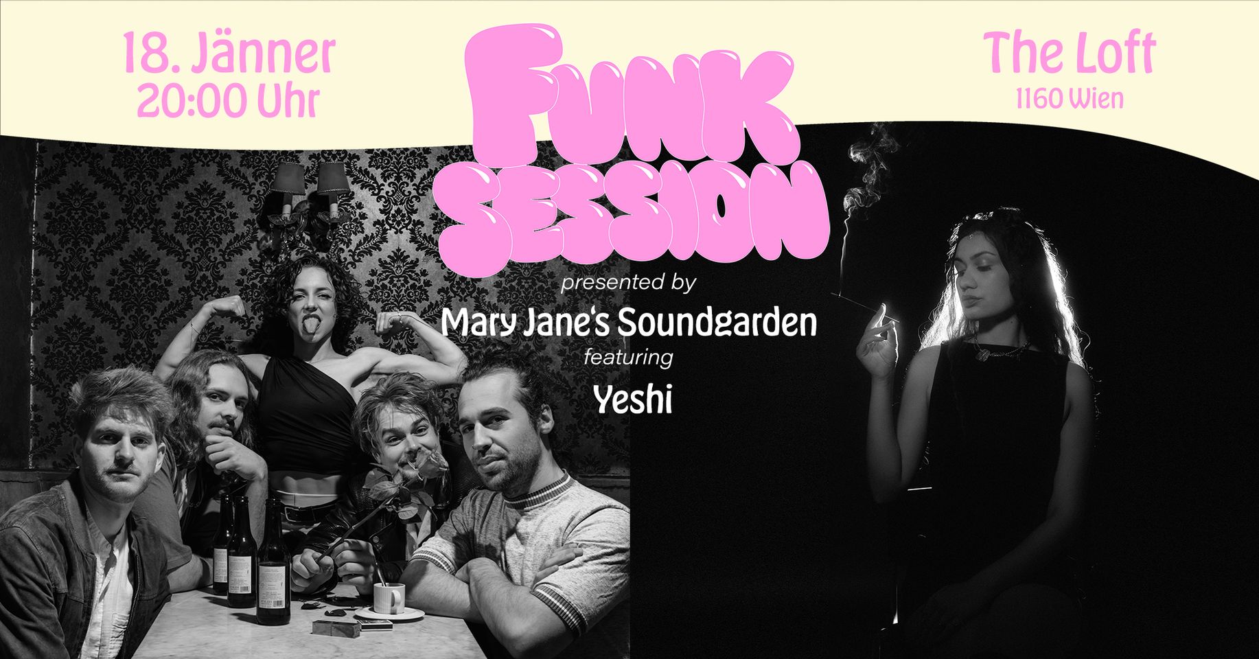 Funk Session Vienna am 18. January 2024 @ The Loft. Funk Session Vienna am 18. January 2024 @ The Loft.