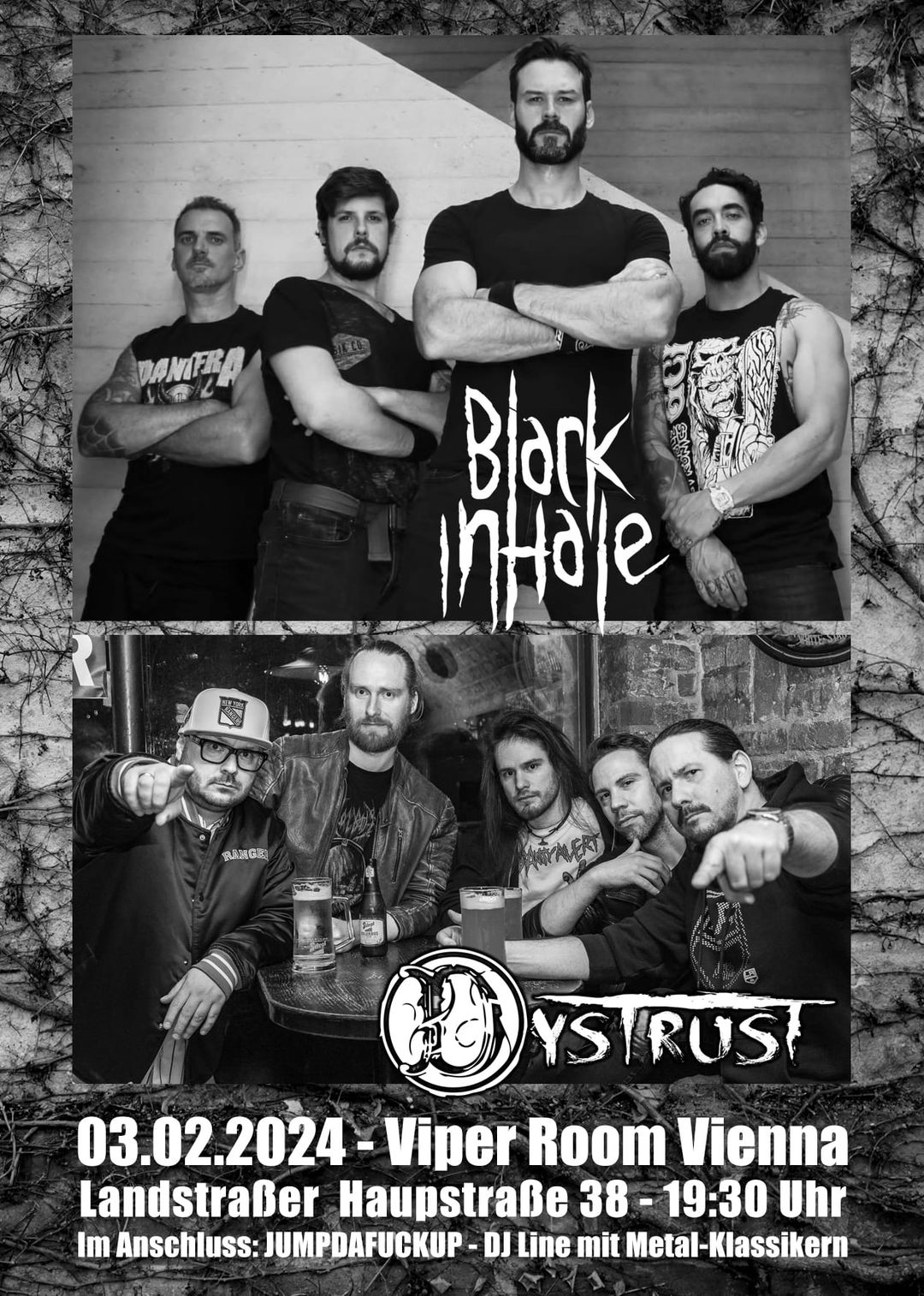 BLACK INHALE, DYSTRUST am 3. February 2024 @ Viper Room. BLACK INHALE, DYSTRUST am 3. February 2024 @ Viper Room.