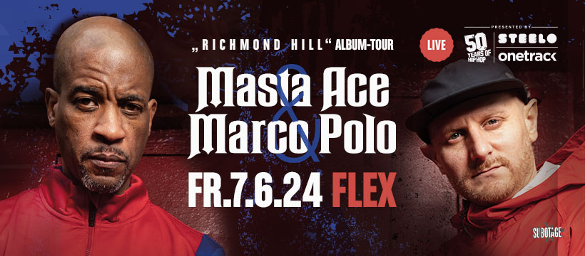 Masta Ace & Marco Polo am 7. June 2024 @ Flex. Masta Ace & Marco Polo am 7. June 2024 @ Flex.