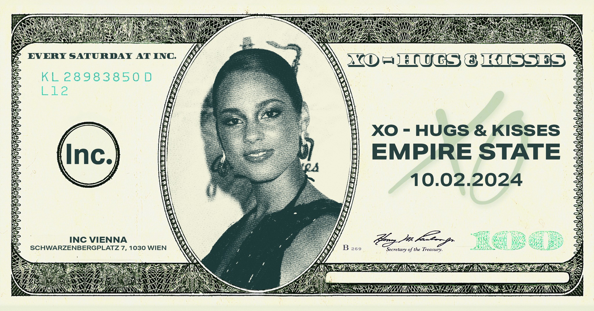 XO - HUGS & KISSES am 10. February 2024 @ Inc.. XO - HUGS & KISSES am 10. February 2024 @ Inc..