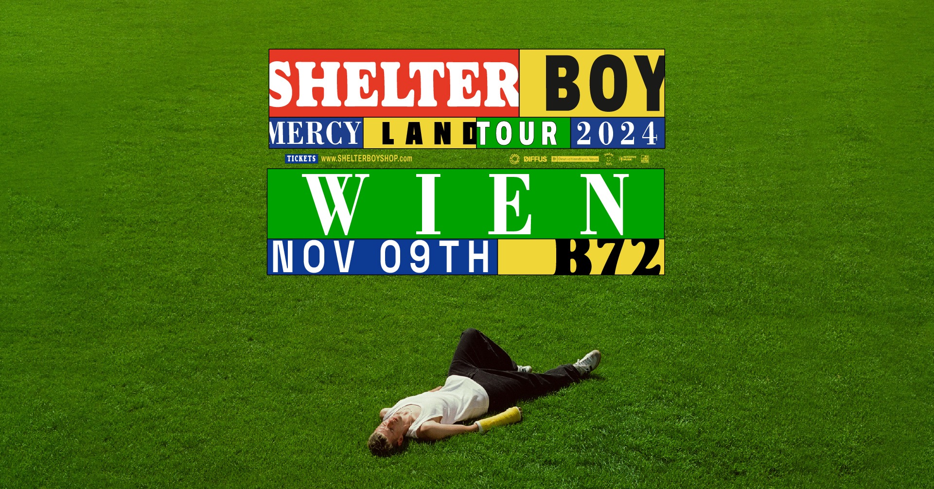 Shelter Boy am 9. November 2024 @ B72. Shelter Boy am 9. November 2024 @ B72.