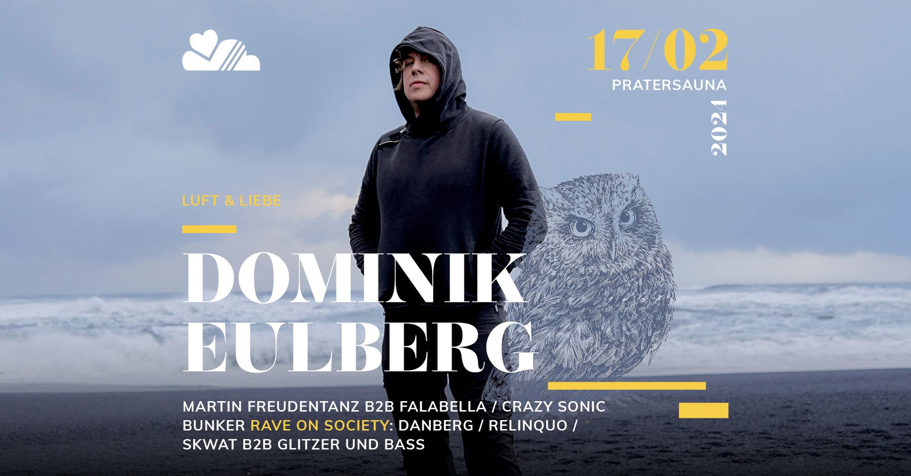 LUFT & LIEBE am 17. February 2024 @ Pratersauna. LUFT & LIEBE am 17. February 2024 @ Pratersauna.