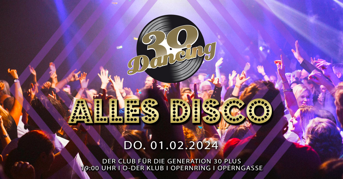 30 Dancing am 1. February 2024 @ O - Der Klub. 30 Dancing am 1. February 2024 @ O - Der Klub.