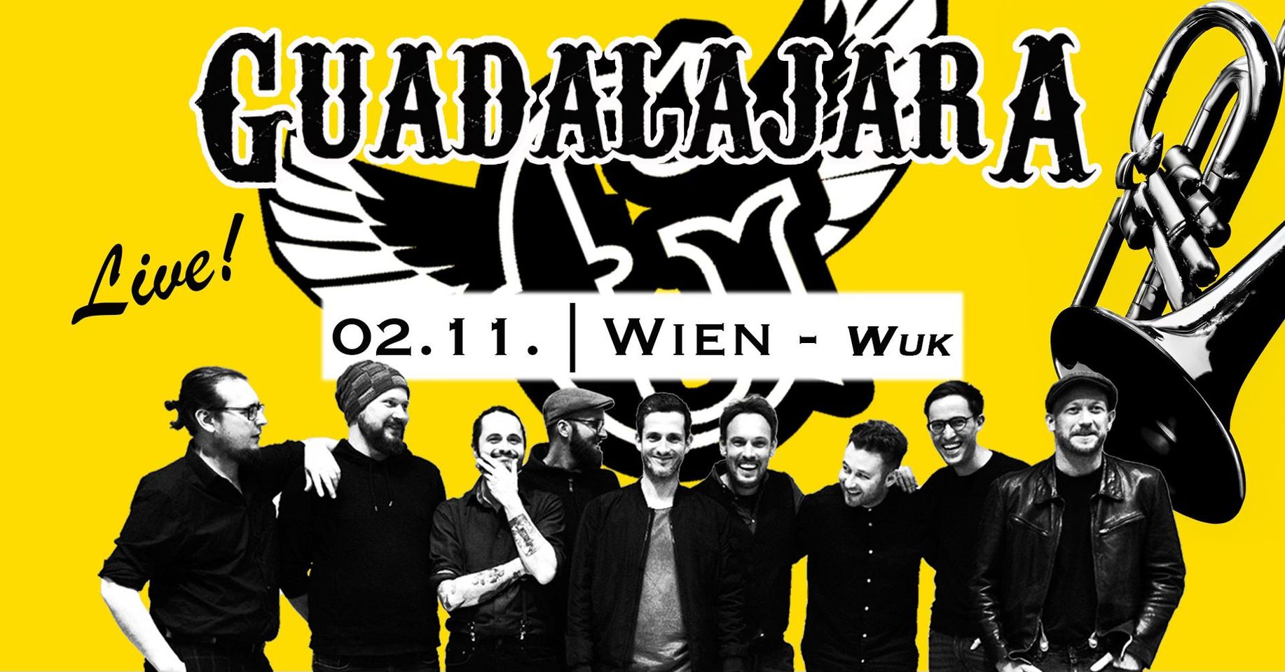 Guadalajara am 2. November 2024 @ WUK. Guadalajara am 2. November 2024 @ WUK.