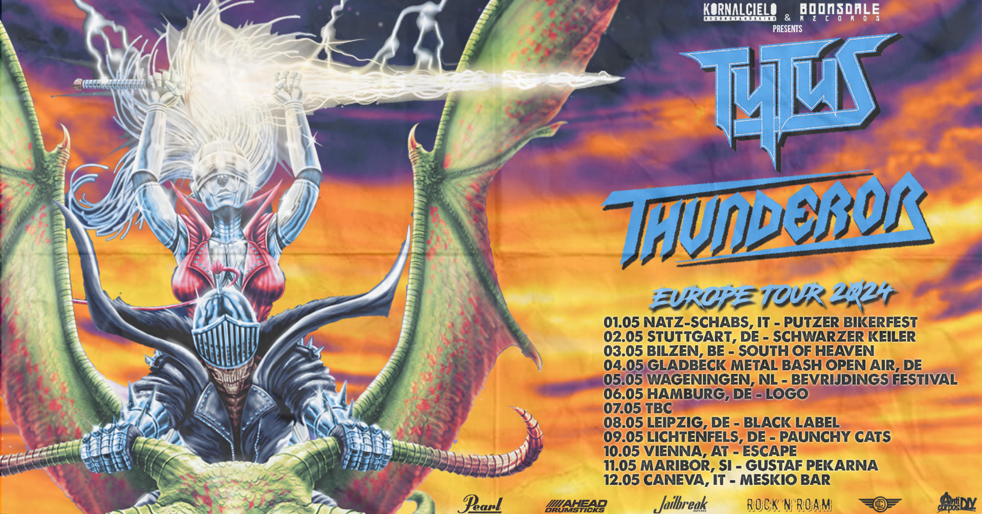 Tytus | Thunderor & Guest am 10. May 2024 @ Escape Metalcorner. Tytus | Thunderor & Guest am 10. May 2024 @ Escape Metalcorner.