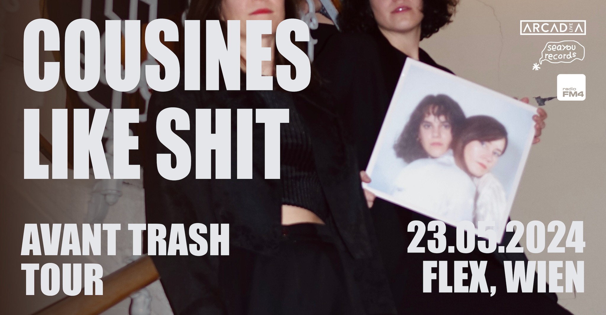 Cousines Like Shit am 23. May 2024 @ Flex - Café. Cousines Like Shit am 23. May 2024 @ Flex - Café.