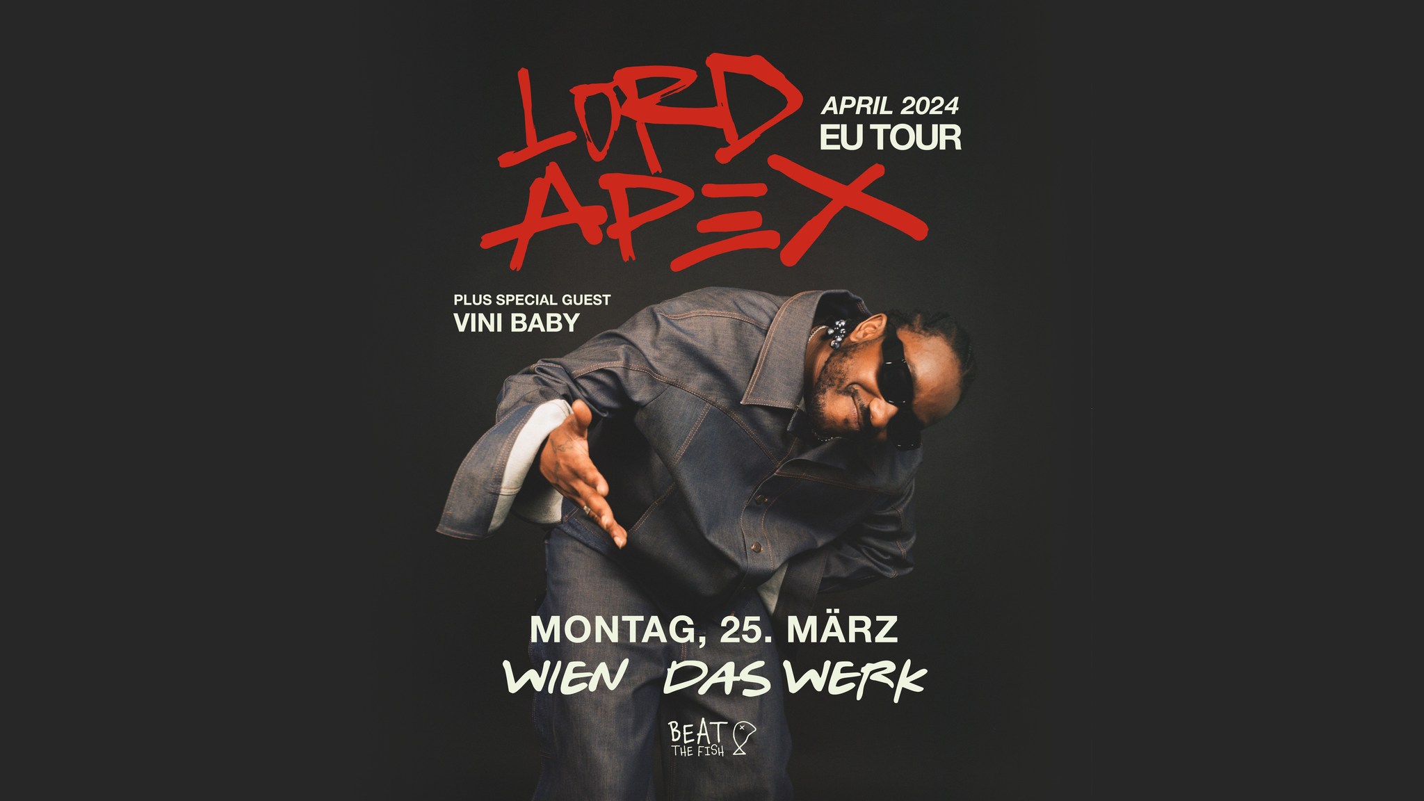 Lord Apex am 14. November 2023 @ Das Werk. Lord Apex am 14. November 2023 @ Das Werk.