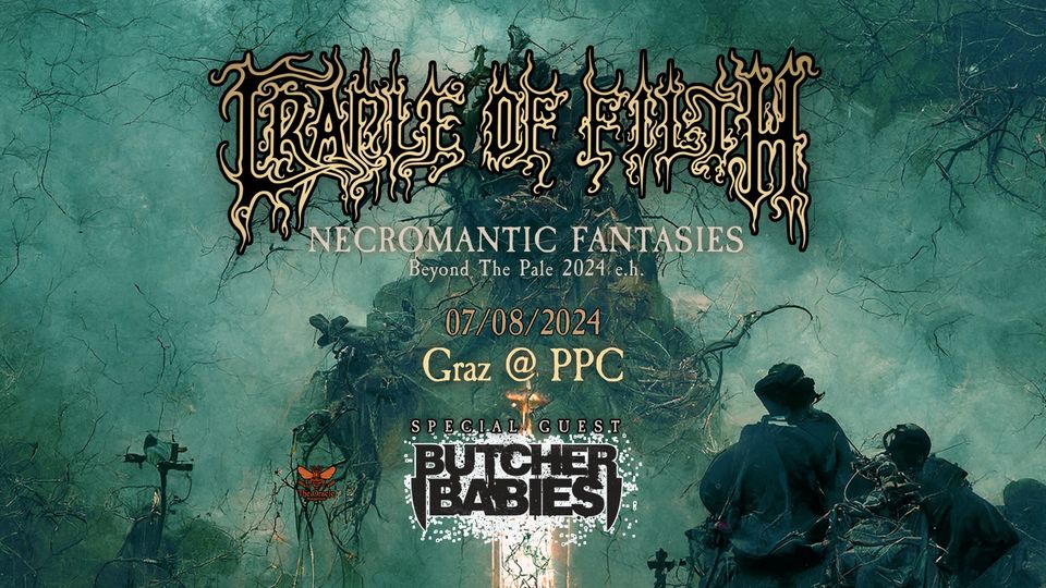 Cradle Of Filth am 7. August 2024 @ PPC. Cradle Of Filth am 7. August 2024 @ PPC.