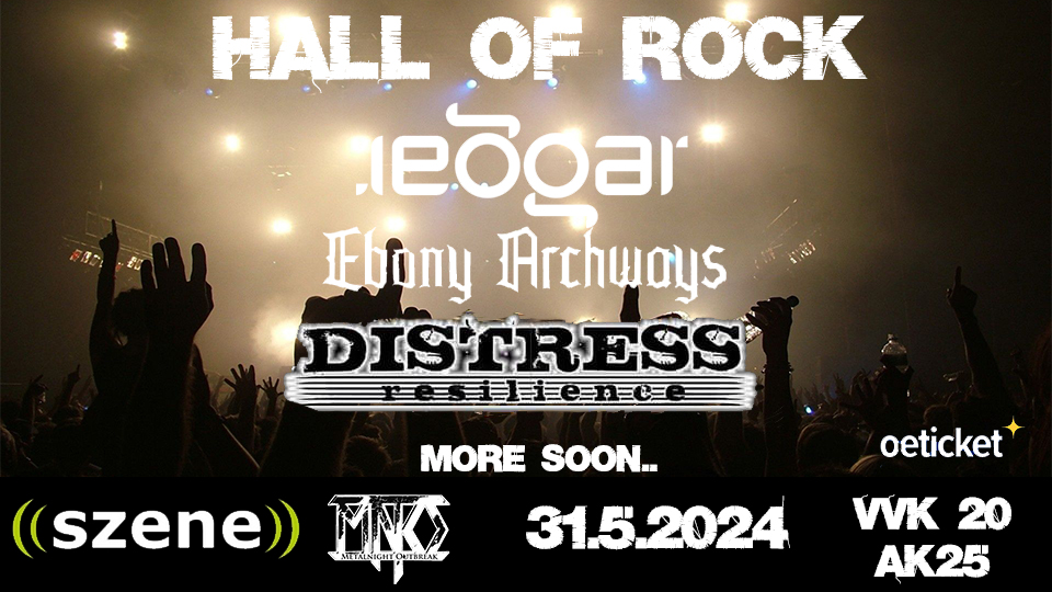 Hall of Rock Vol. 7 am 31. May 2024 @ Szene Wien. Hall of Rock Vol. 7 am 31. May 2024 @ Szene Wien.