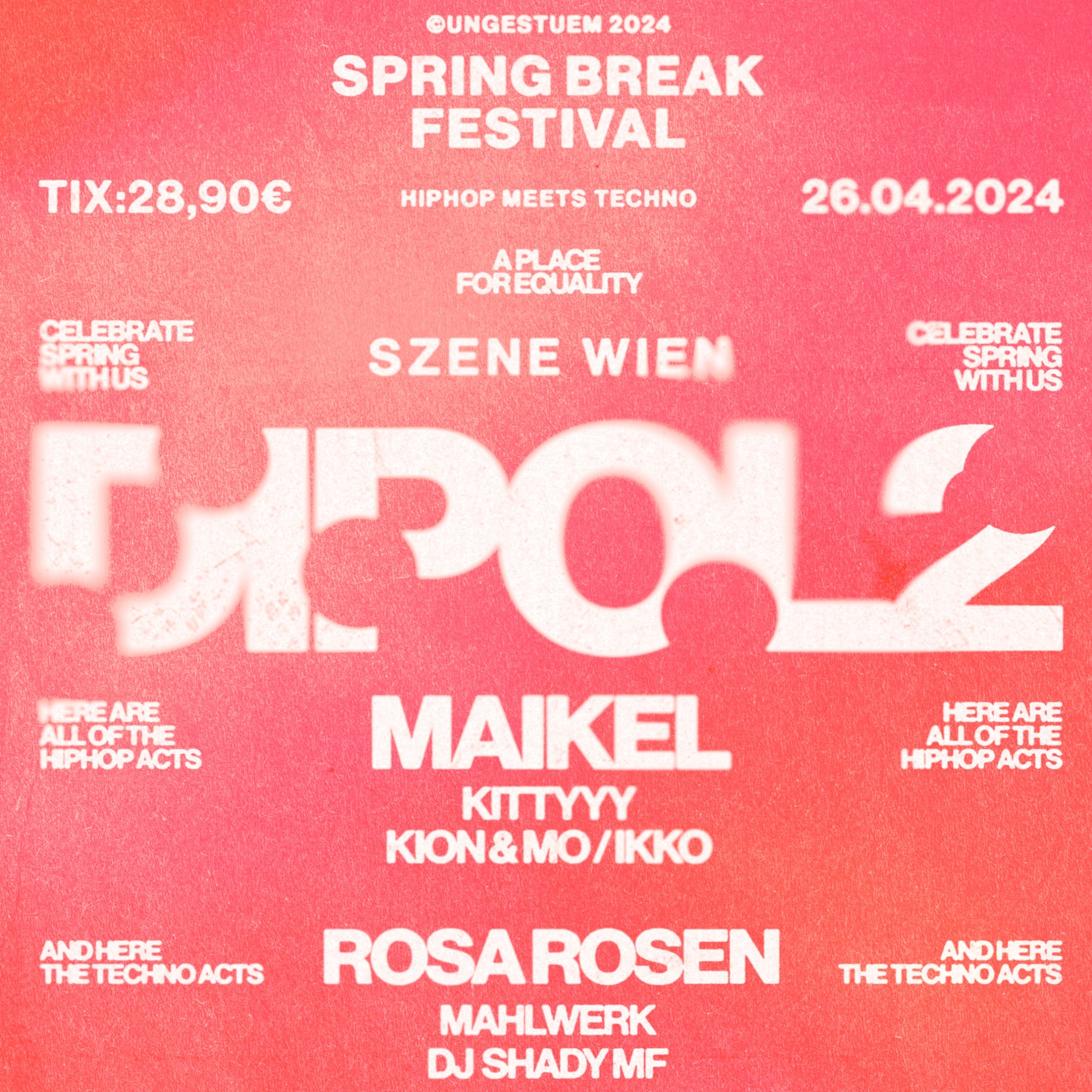 DIPOL 2 am 26. April 2024 @ Szene Wien. DIPOL 2 am 26. April 2024 @ Szene Wien.