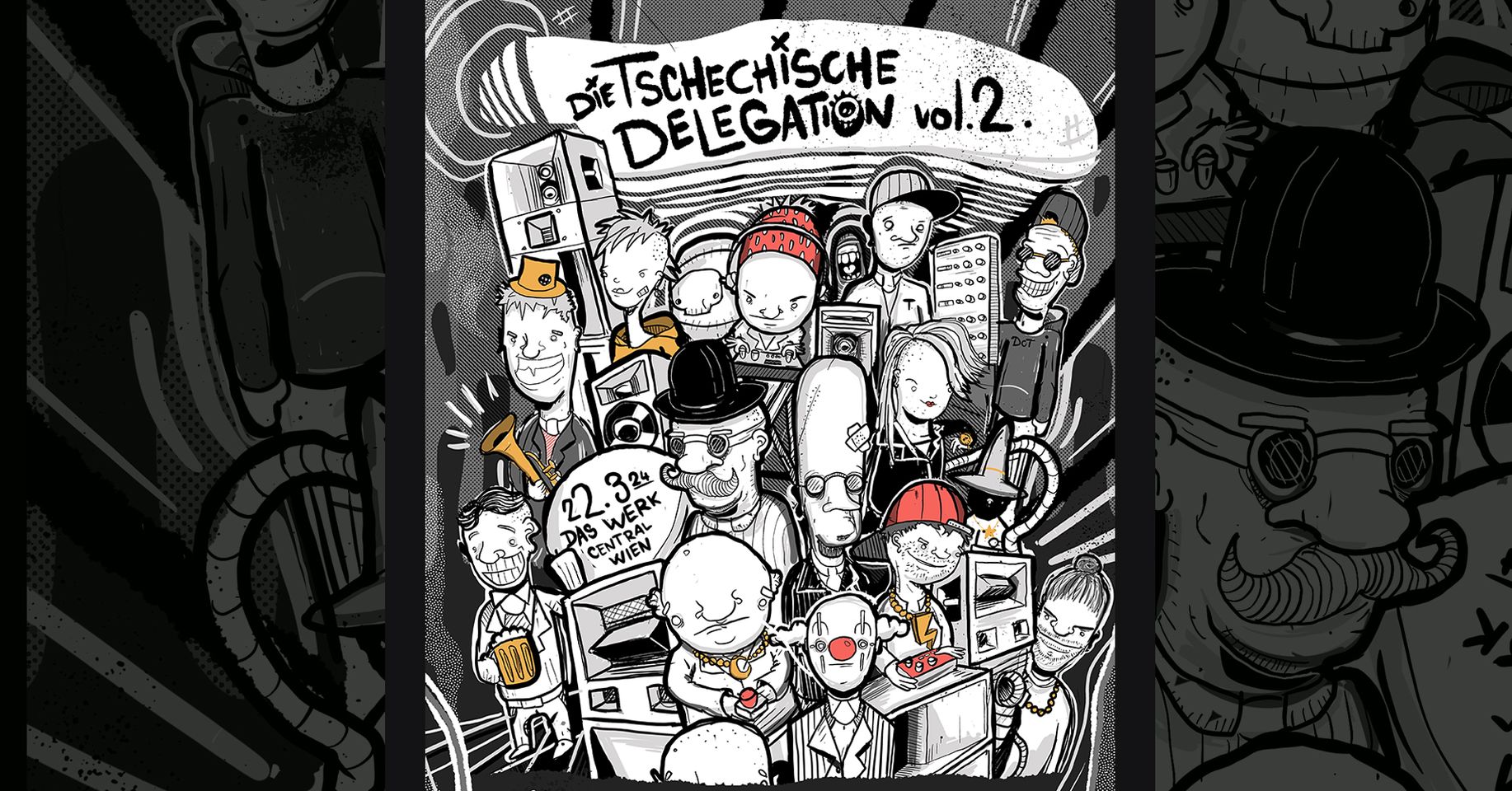 Die Tschechische Delegation am 22. March 2024 @ Das Werk. Die Tschechische Delegation am 22. March 2024 @ Das Werk.