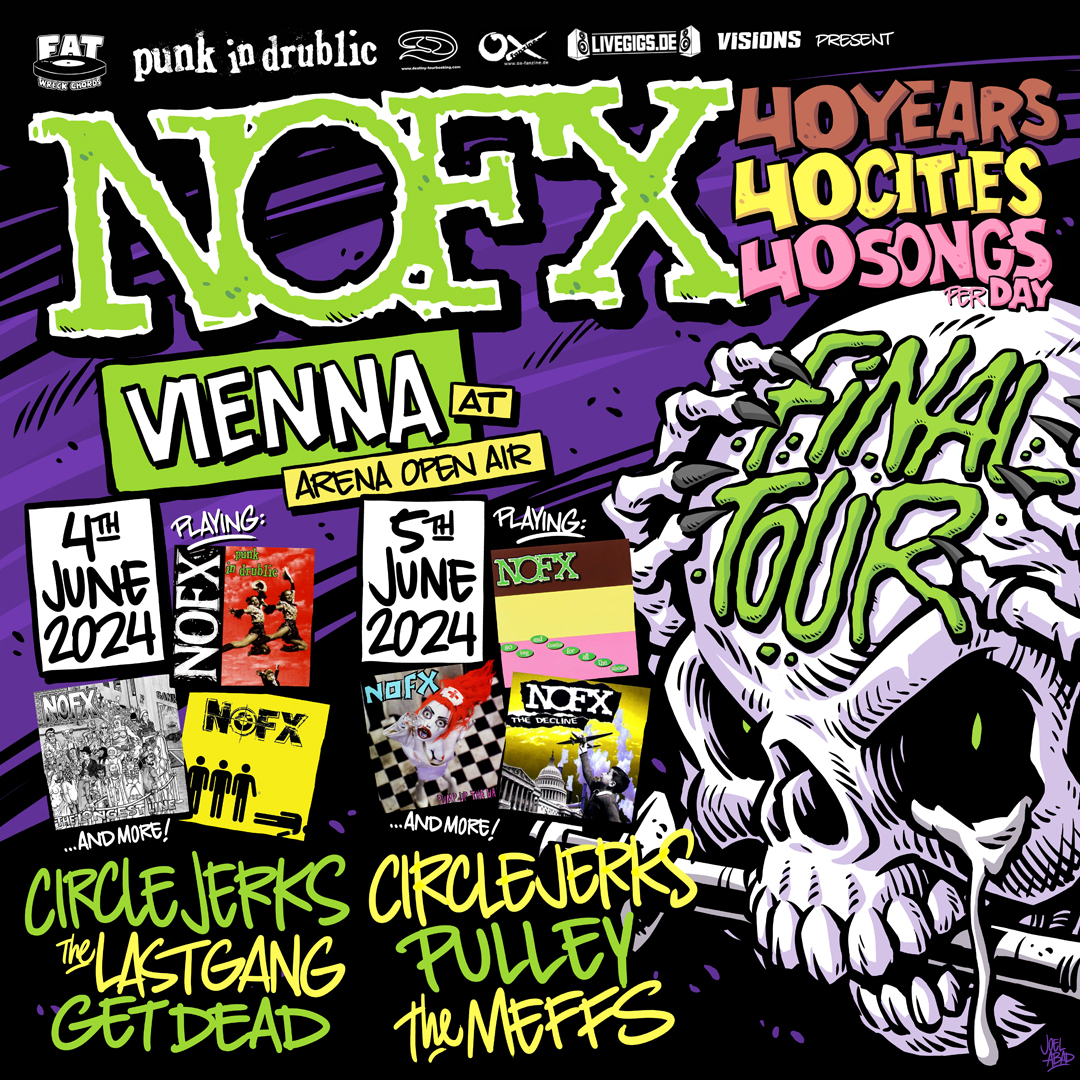 NOFX am 5. June 2024 @ Arena Wien.