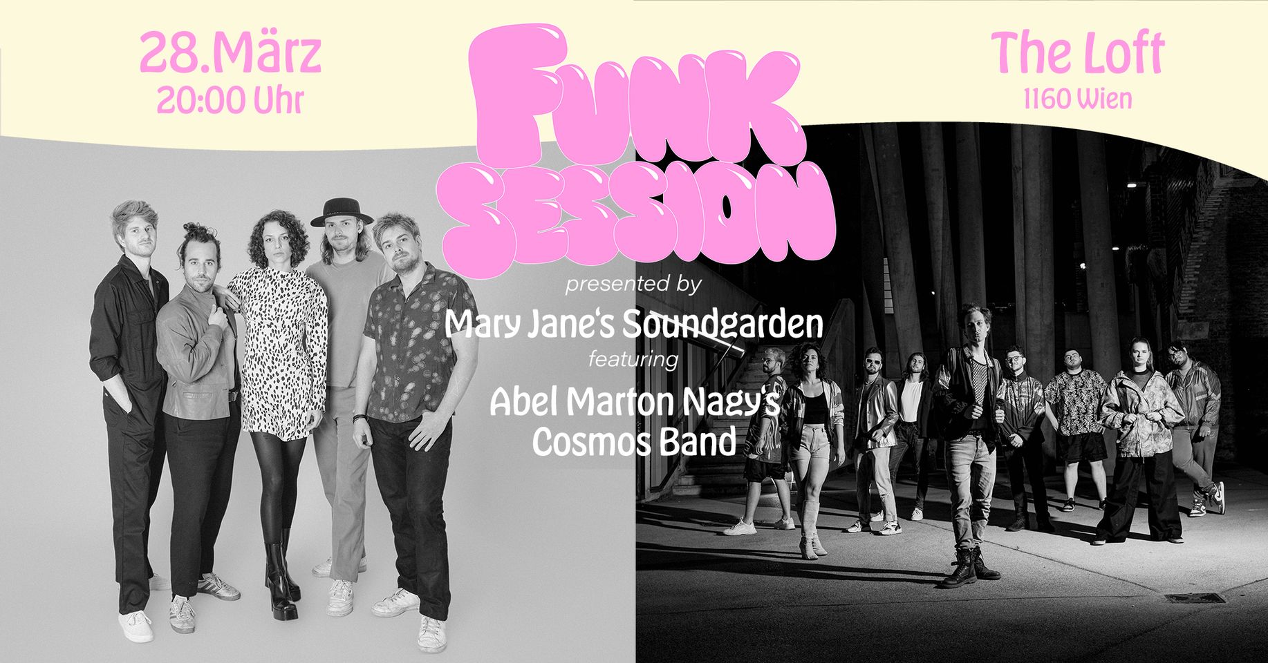 Funk Session Vienna am 28. March 2024 @ The Loft. Funk Session Vienna am 28. March 2024 @ The Loft.