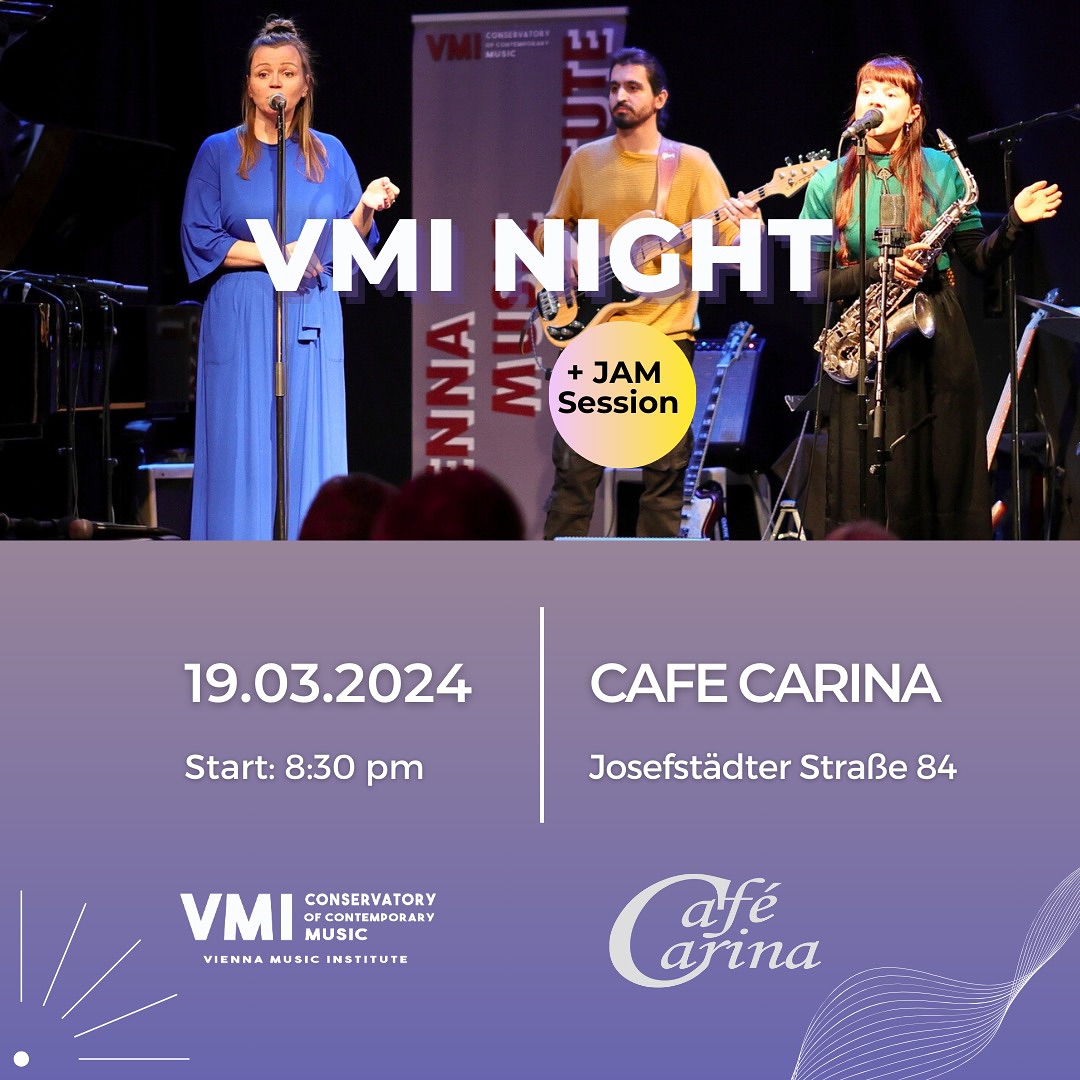 VMI am 19. March 2024 @ Café Carina. VMI am 19. March 2024 @ Café Carina.