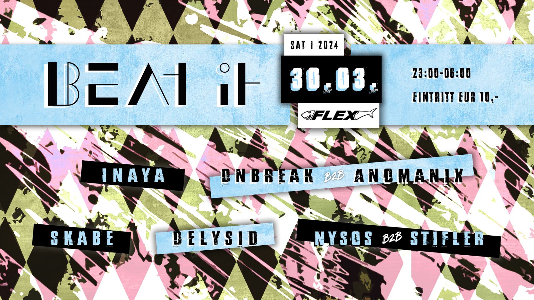Beat It am 30. March 2024 @ Flex. Beat It am 30. March 2024 @ Flex.