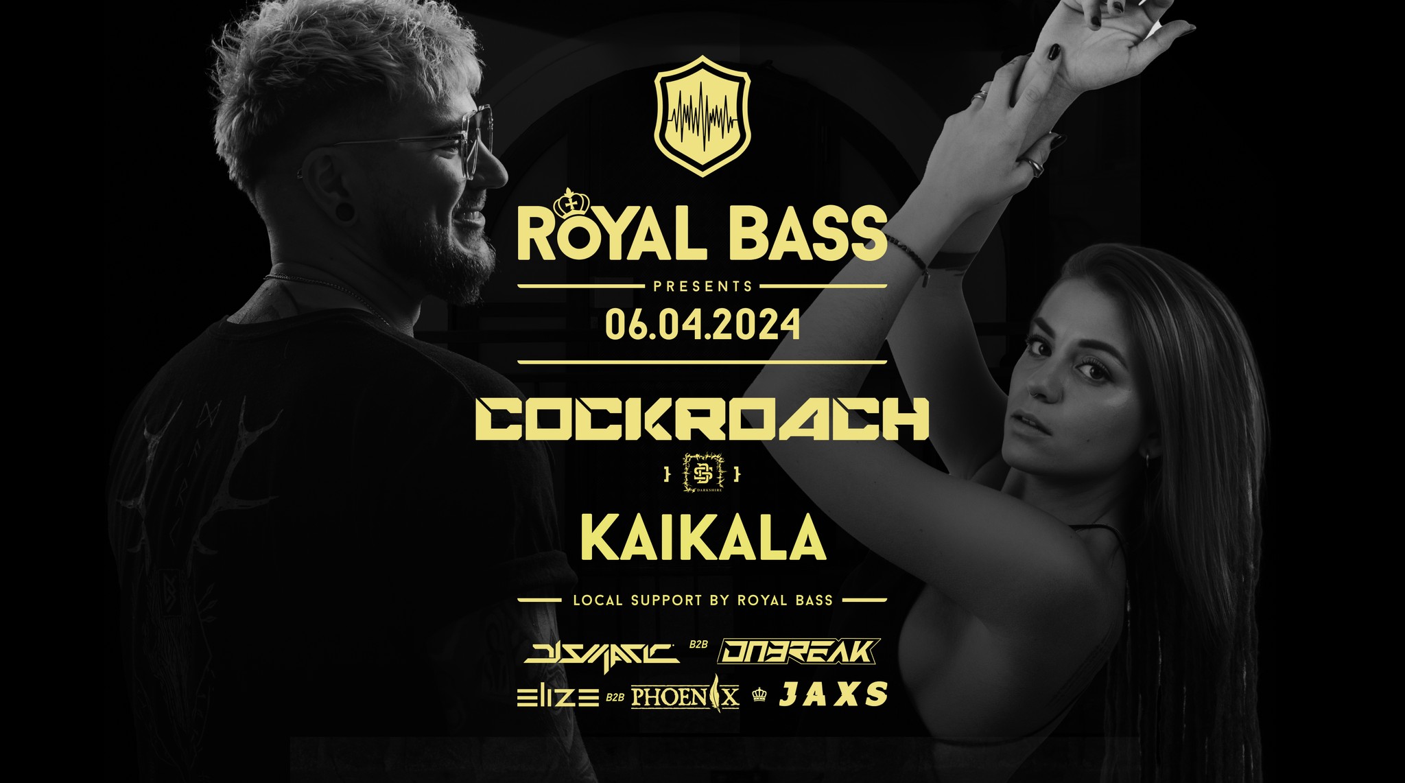 Royal Bass am 6. April 2024 @ Kupferdachl. Royal Bass am 6. April 2024 @ Kupferdachl.