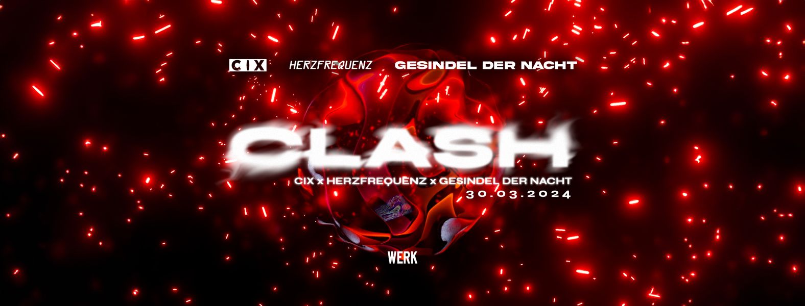 Clash am 30. March 2024 @ Das Werk.
