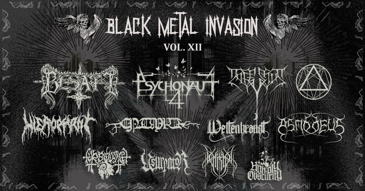 Black Metal Invasion Vol. XII am 7. June 2024 @ Escape Metalcorner. Black Metal Invasion Vol. XII am 7. June 2024 @ Escape Metalcorner.