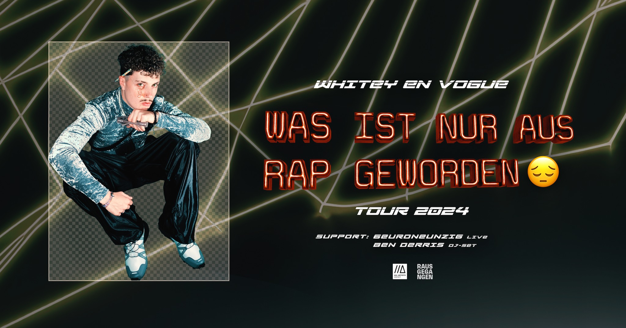 Whitey en vogue am 8. December 2024 @ Flex. Whitey en vogue am 8. December 2024 @ Flex.