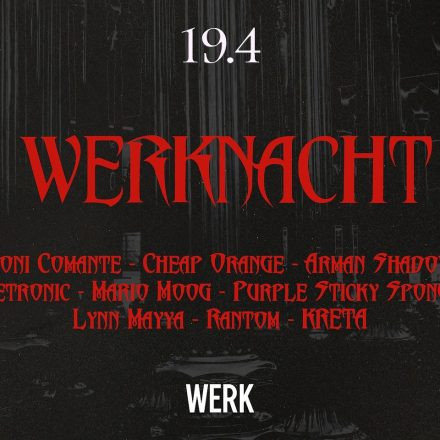 WERKNACHT x CIX x CO:DE