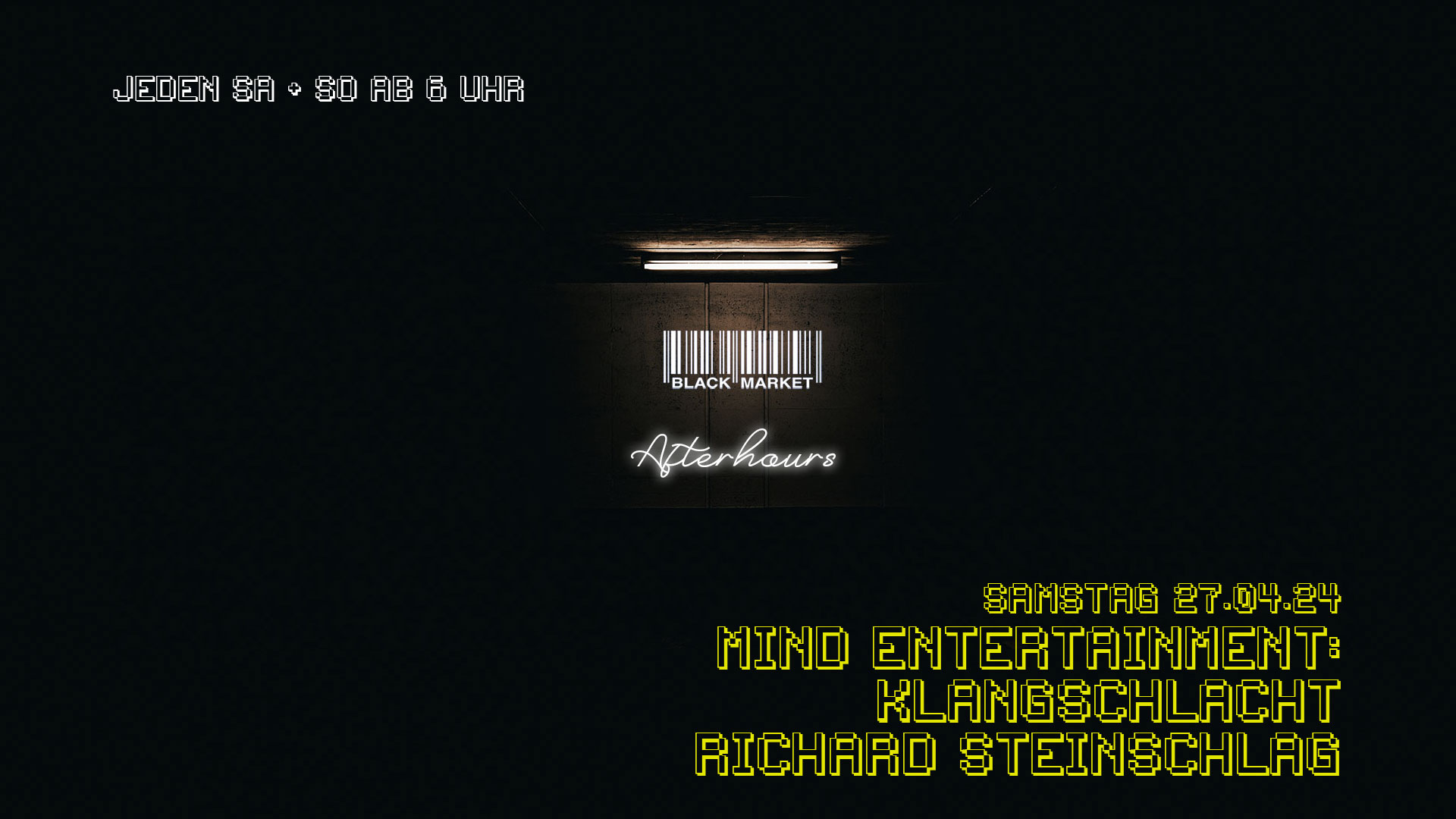 Mind Entertainment Afterhour am 27. April 2024 @ Black Market.