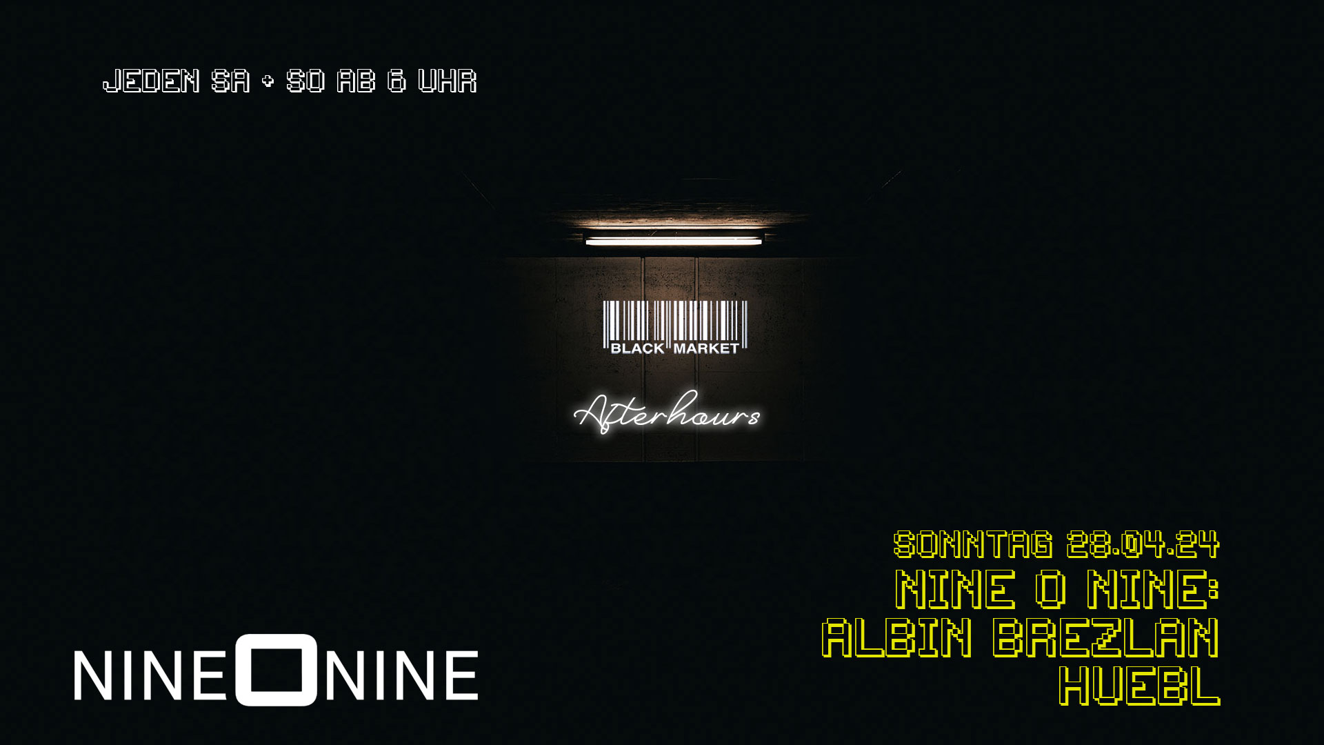 Nine O Nine Afterhour am 28. April 2024 @ Black Market.