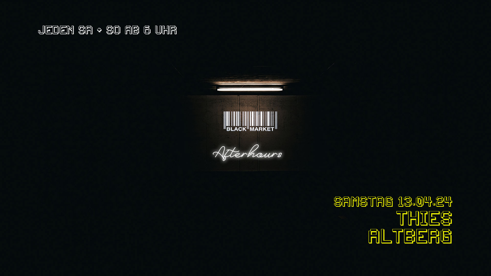 Afterhour am 13. April 2024 @ Black Market. Afterhour am 13. April 2024 @ Black Market.