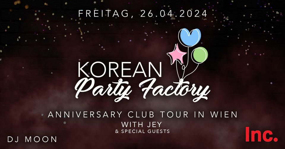 Anniversary Club Tour am 26. April 2024 @ Inc..