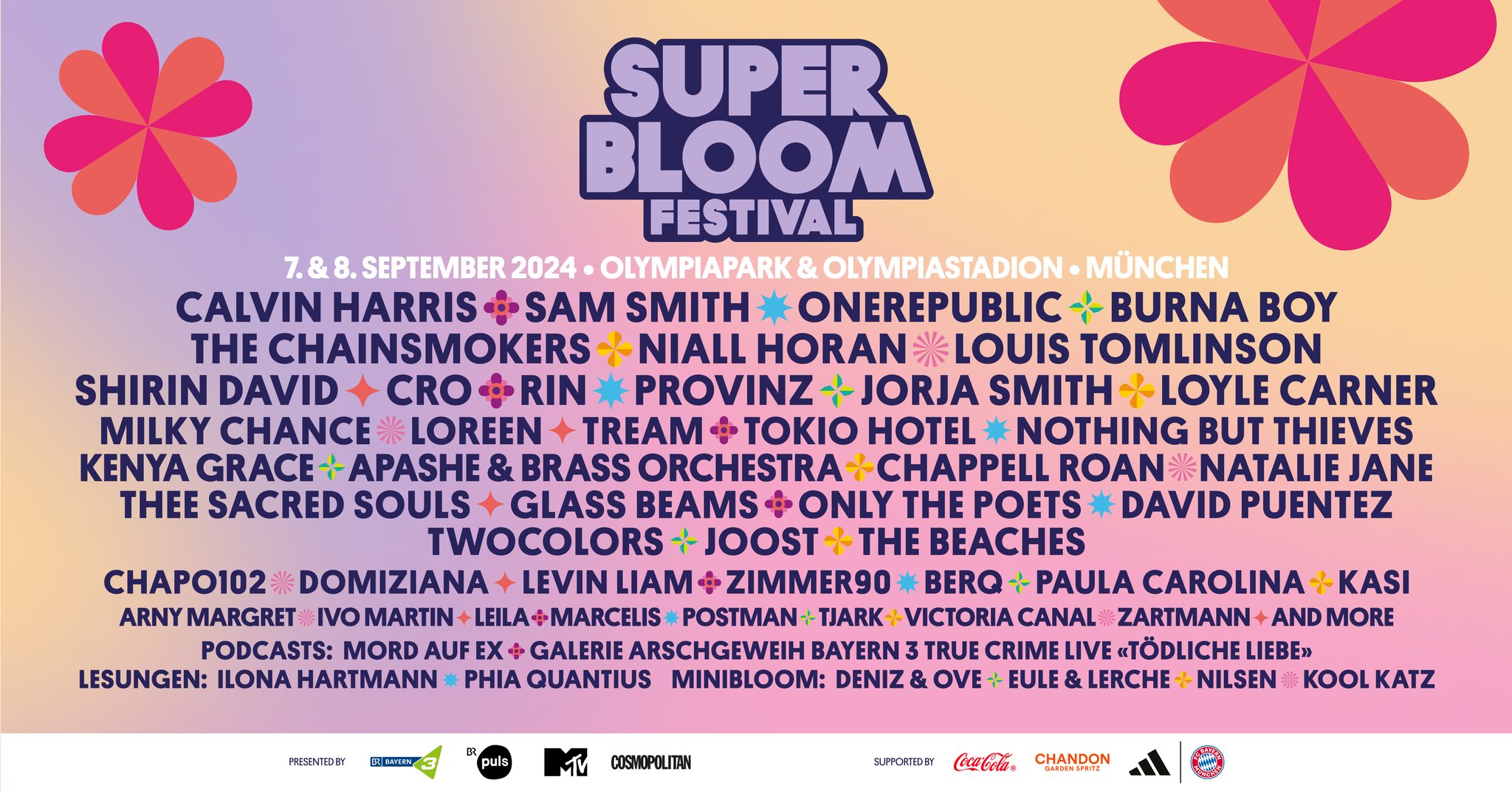 Superbloom Festival 2024 am 7. September 2024 @ München Olympiahalle. Superbloom Festival 2024 am 7. September 2024 @ München Olympiahalle.