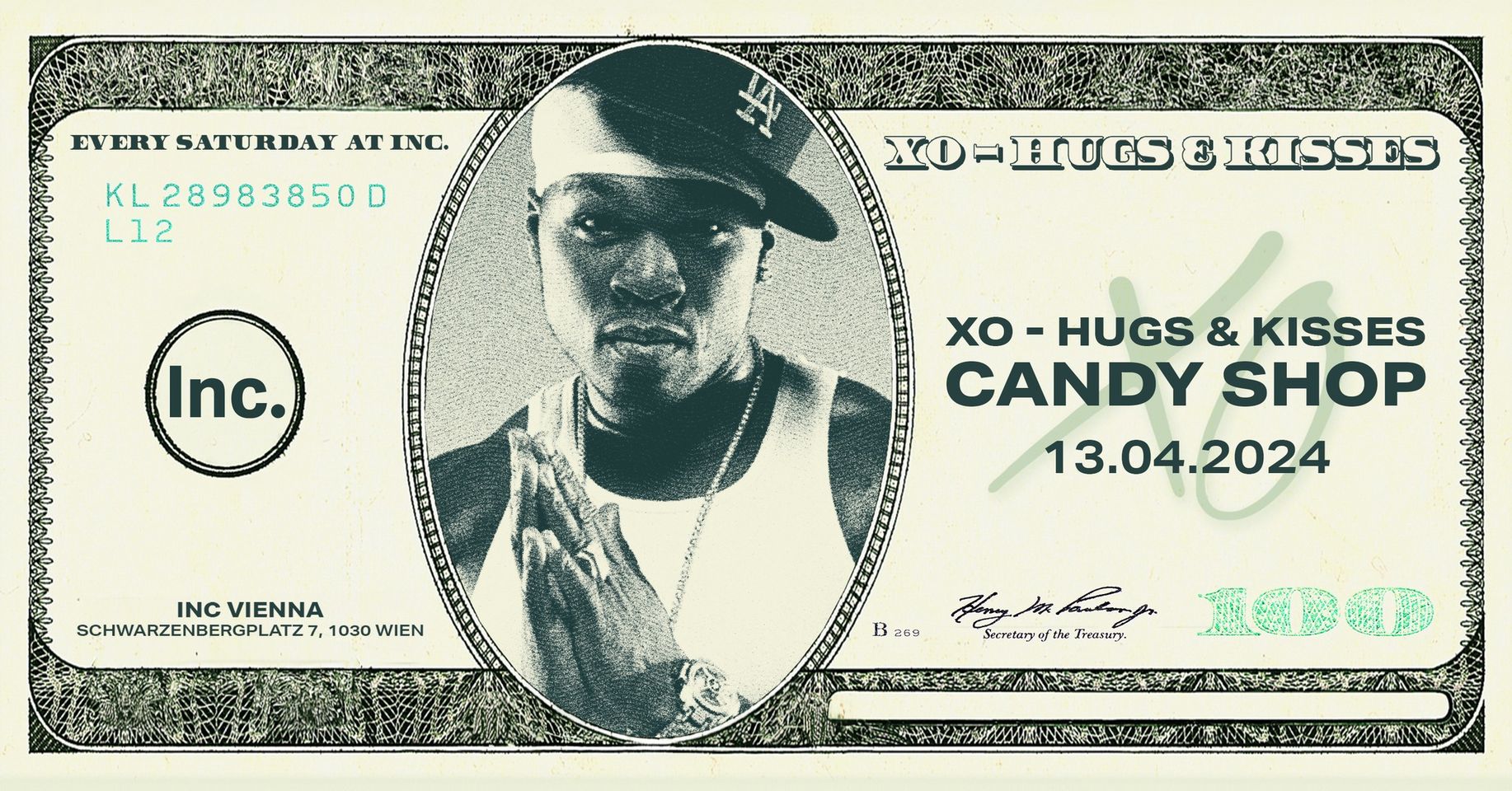 XO - HUGS & KISSES am 13. April 2024 @ Inc.. XO - HUGS & KISSES am 13. April 2024 @ Inc..