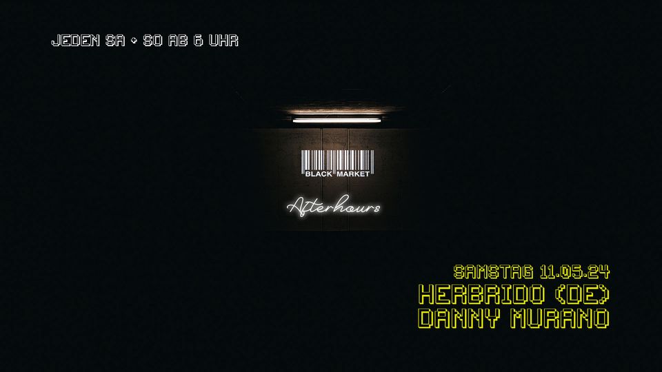 Afterhour am 11. May 2024 @ Black Market. Afterhour am 11. May 2024 @ Black Market.