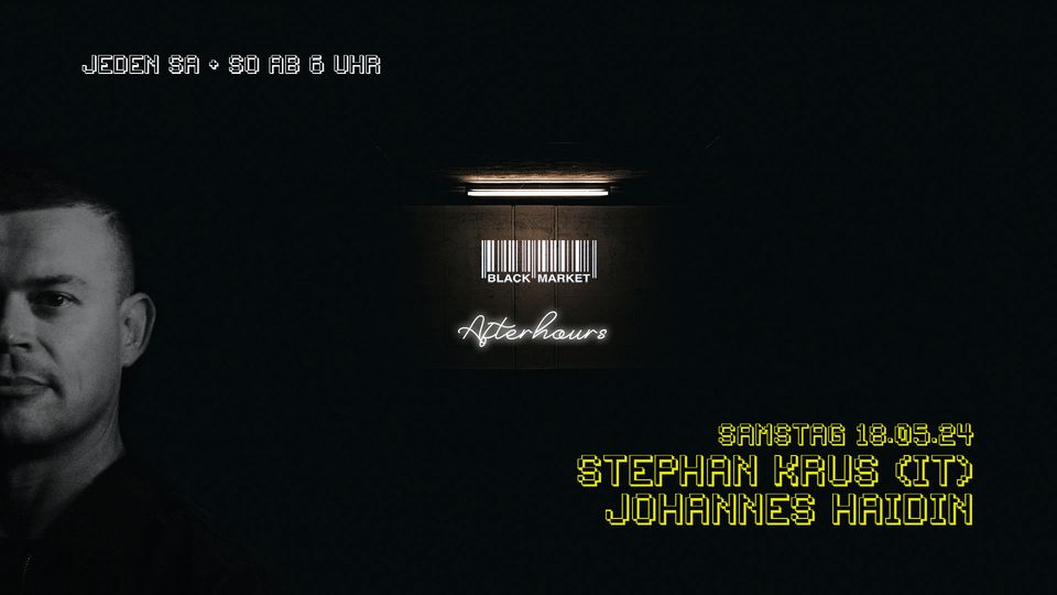 Afterhour am 18. May 2024 @ Black Market. Afterhour am 18. May 2024 @ Black Market.