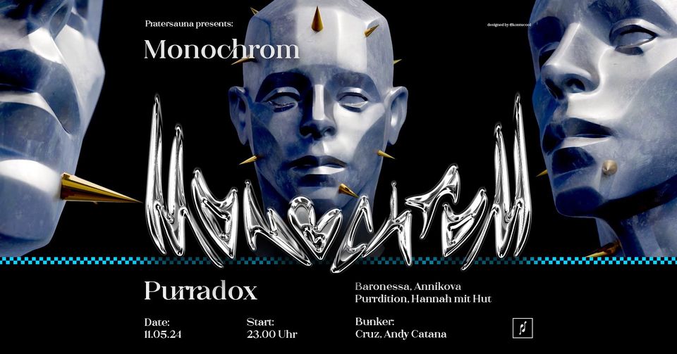Monochrom am 11. May 2024 @ Pratersauna. Monochrom am 11. May 2024 @ Pratersauna.