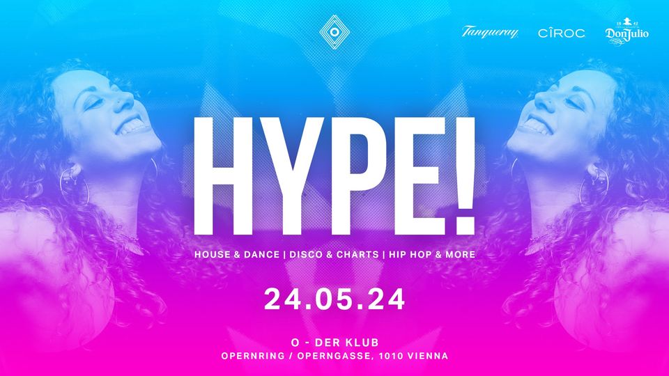 HYPE! Round Three am 24. May 2024 @ O - Der Klub. HYPE! Round Three am 24. May 2024 @ O - Der Klub.