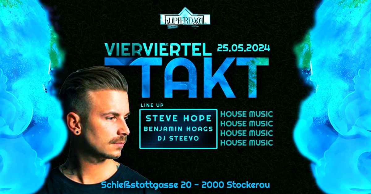 Viervierteltakt am 25. May 2024 @ Kupferdachl. Viervierteltakt am 25. May 2024 @ Kupferdachl.