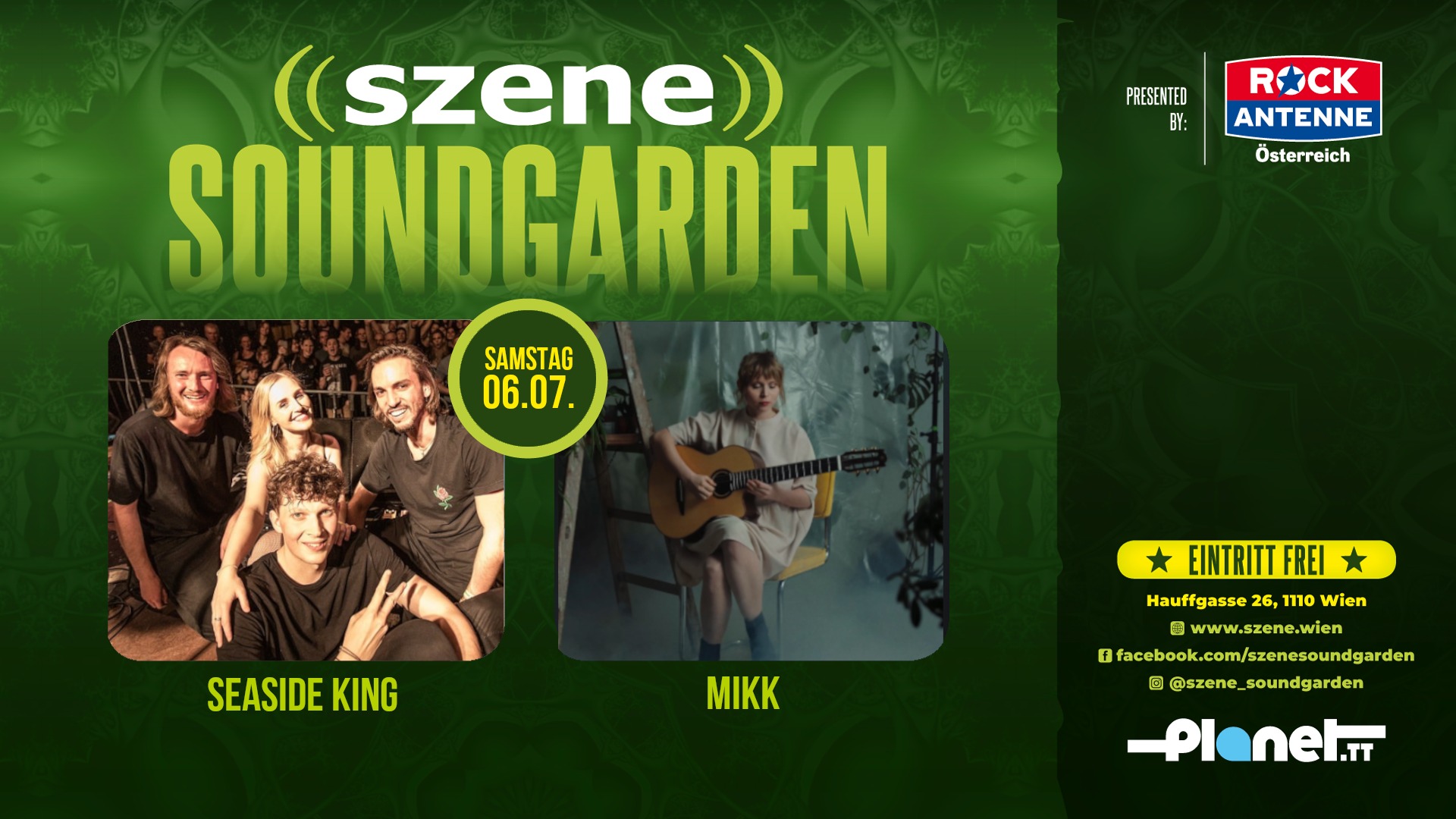 Seaside King | Mikk am 6. July 2024 @ Szene Wien. Seaside King | Mikk am 6. July 2024 @ Szene Wien.