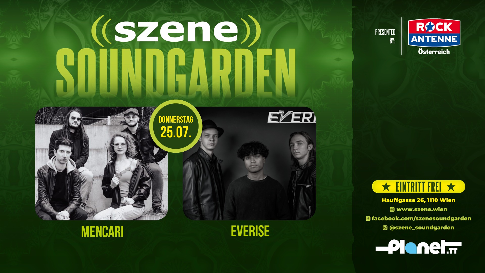 Mencari | Everise am 25. July 2024 @ Szene Wien. Mencari | Everise am 25. July 2024 @ Szene Wien.