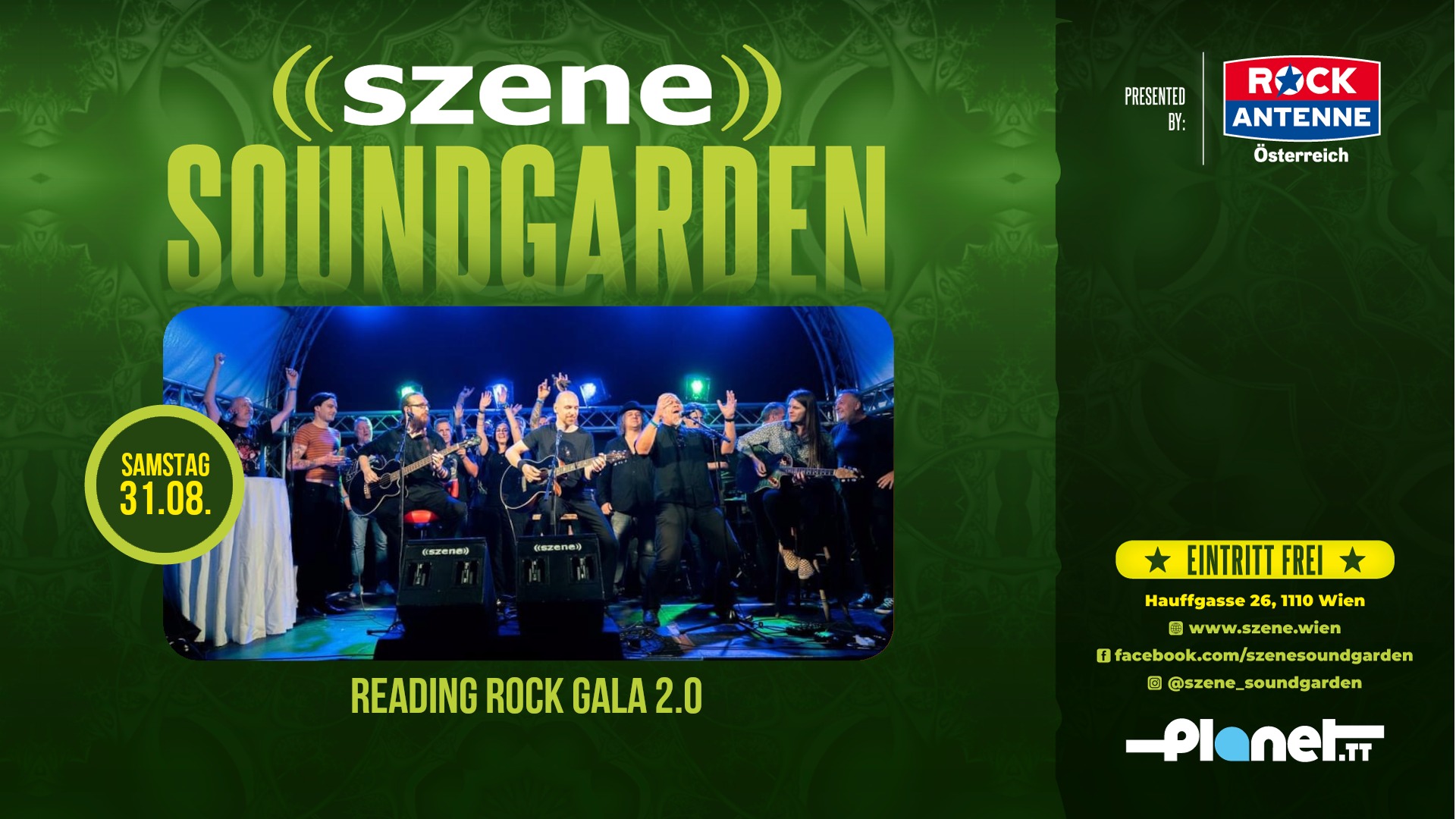 Reading Rock Gala 2.0 am 31. August 2024 @ Szene Wien. Reading Rock Gala 2.0 am 31. August 2024 @ Szene Wien.