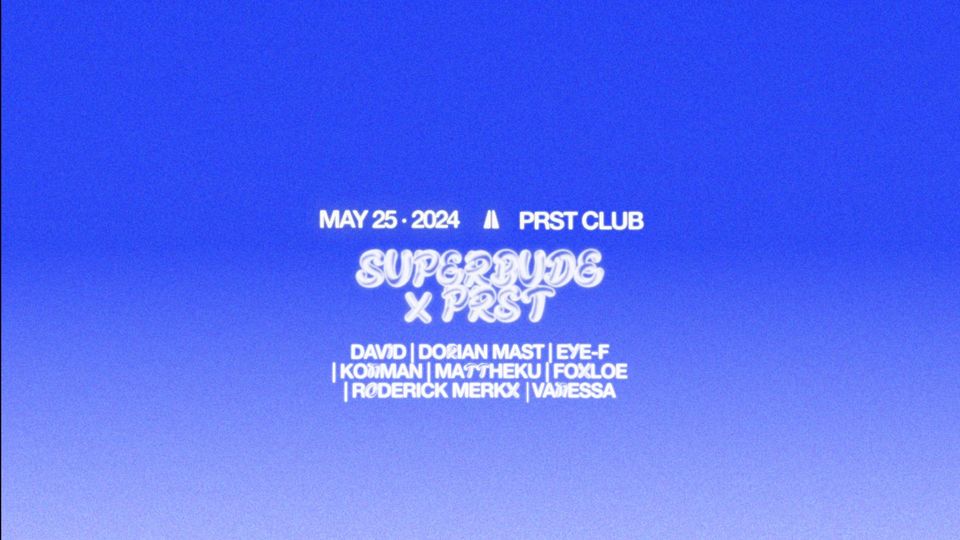 Superbude x PRST Club am 25. May 2024 @ Praterstrasse / PRST. Superbude x PRST Club am 25. May 2024 @ Praterstrasse / PRST.