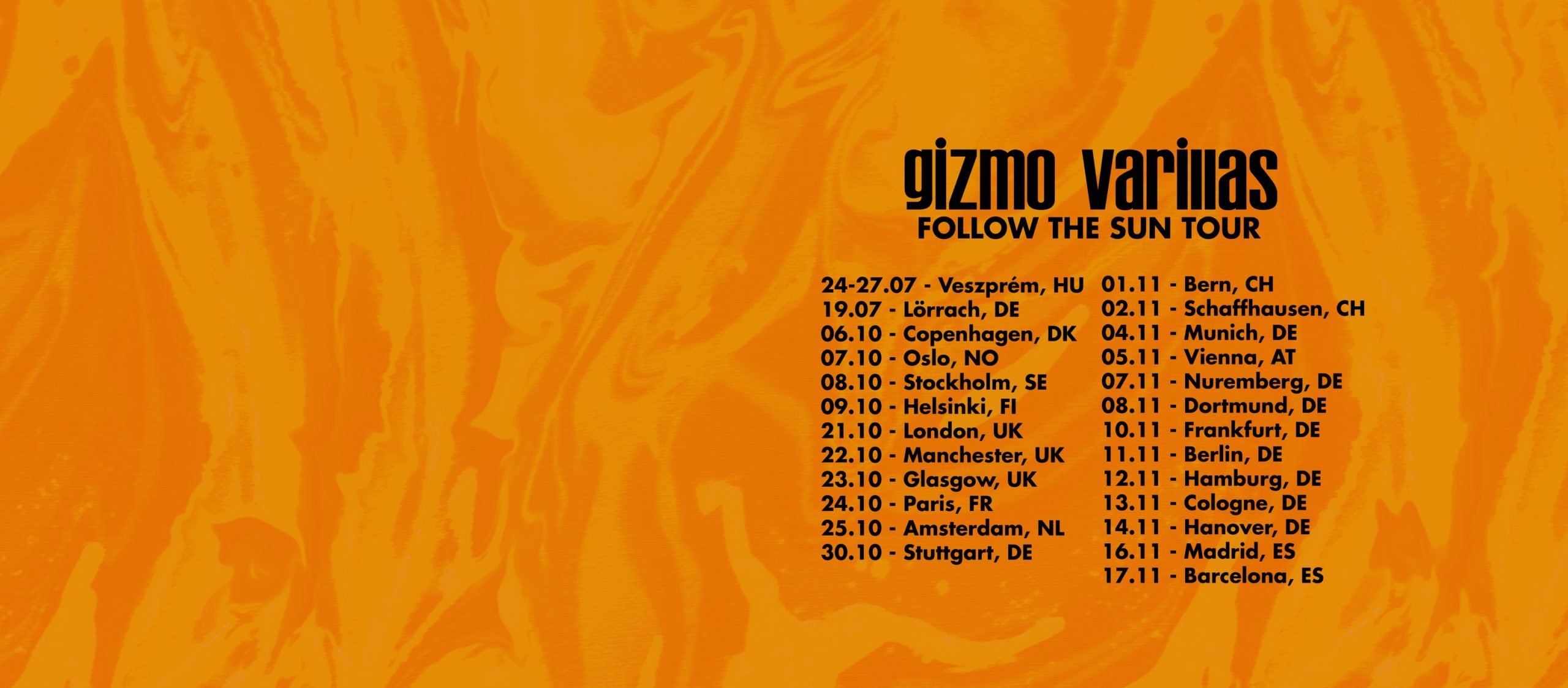 Gizmo Varillas am 5. November 2024 @ Flucc. Gizmo Varillas am 5. November 2024 @ Flucc.