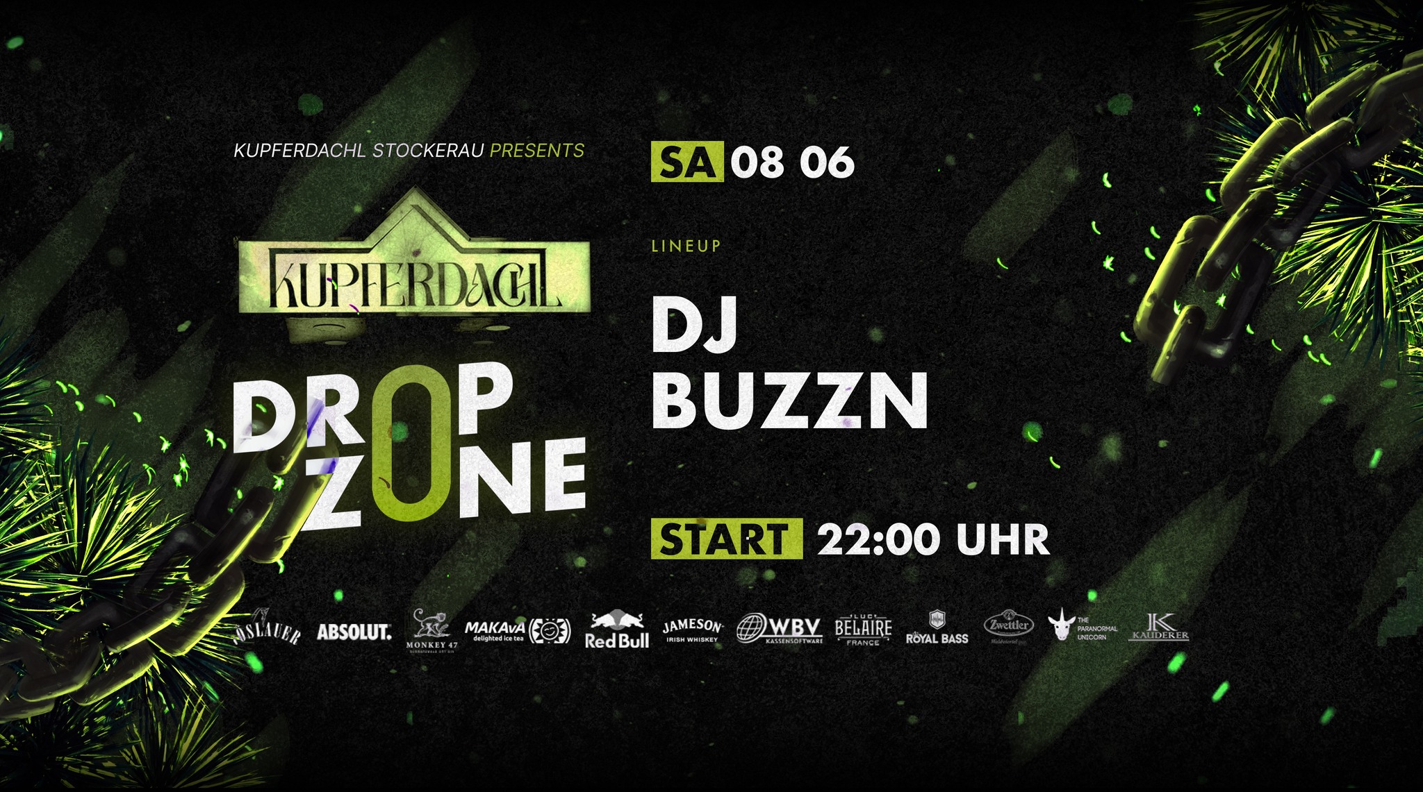Drop Zone am 8. June 2024 @ Kupferdachl. Drop Zone am 8. June 2024 @ Kupferdachl.