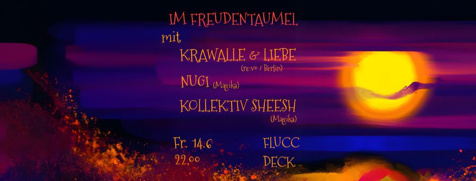 Im Freudentaumel am 14. June 2024 @ Flucc. Im Freudentaumel am 14. June 2024 @ Flucc.