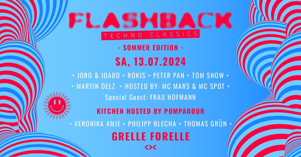 Flashback am 13. July 2024 @ Grelle Forelle. Flashback am 13. July 2024 @ Grelle Forelle.