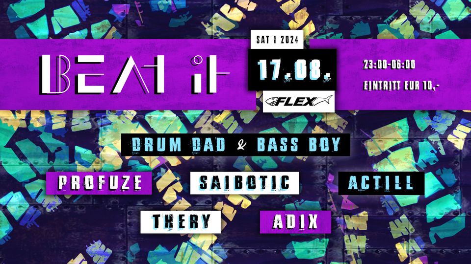Beat It am 17. August 2024 @ Flex. Beat It am 17. August 2024 @ Flex.