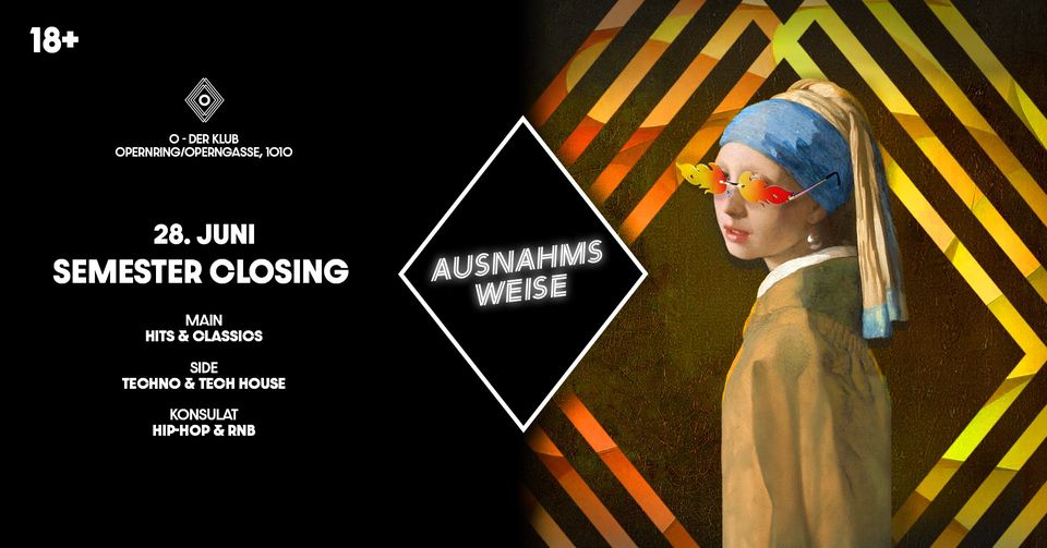 Ausnahmsweise am 28. June 2024 @ O - Der Klub. Ausnahmsweise am 28. June 2024 @ O - Der Klub.