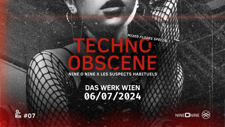 Techno Obscene am 6. July 2024 @ Das Werk. Techno Obscene am 6. July 2024 @ Das Werk.