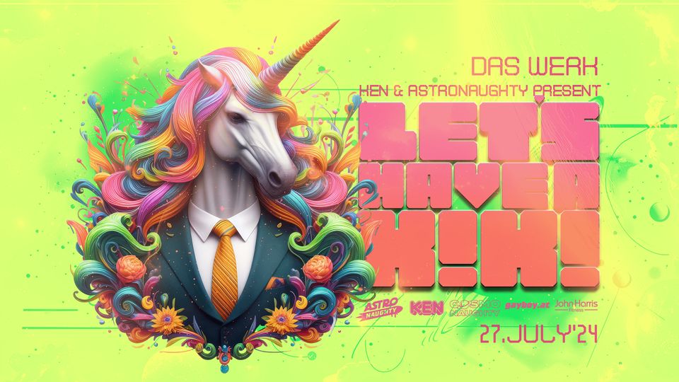 Let's have a KiKi am 27. July 2024 @ Das Werk. Let's have a KiKi am 27. July 2024 @ Das Werk.