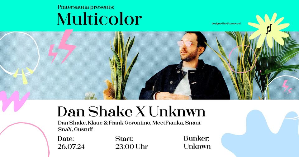 Multicolor am 26. July 2024 @ Pratersauna. Multicolor am 26. July 2024 @ Pratersauna.